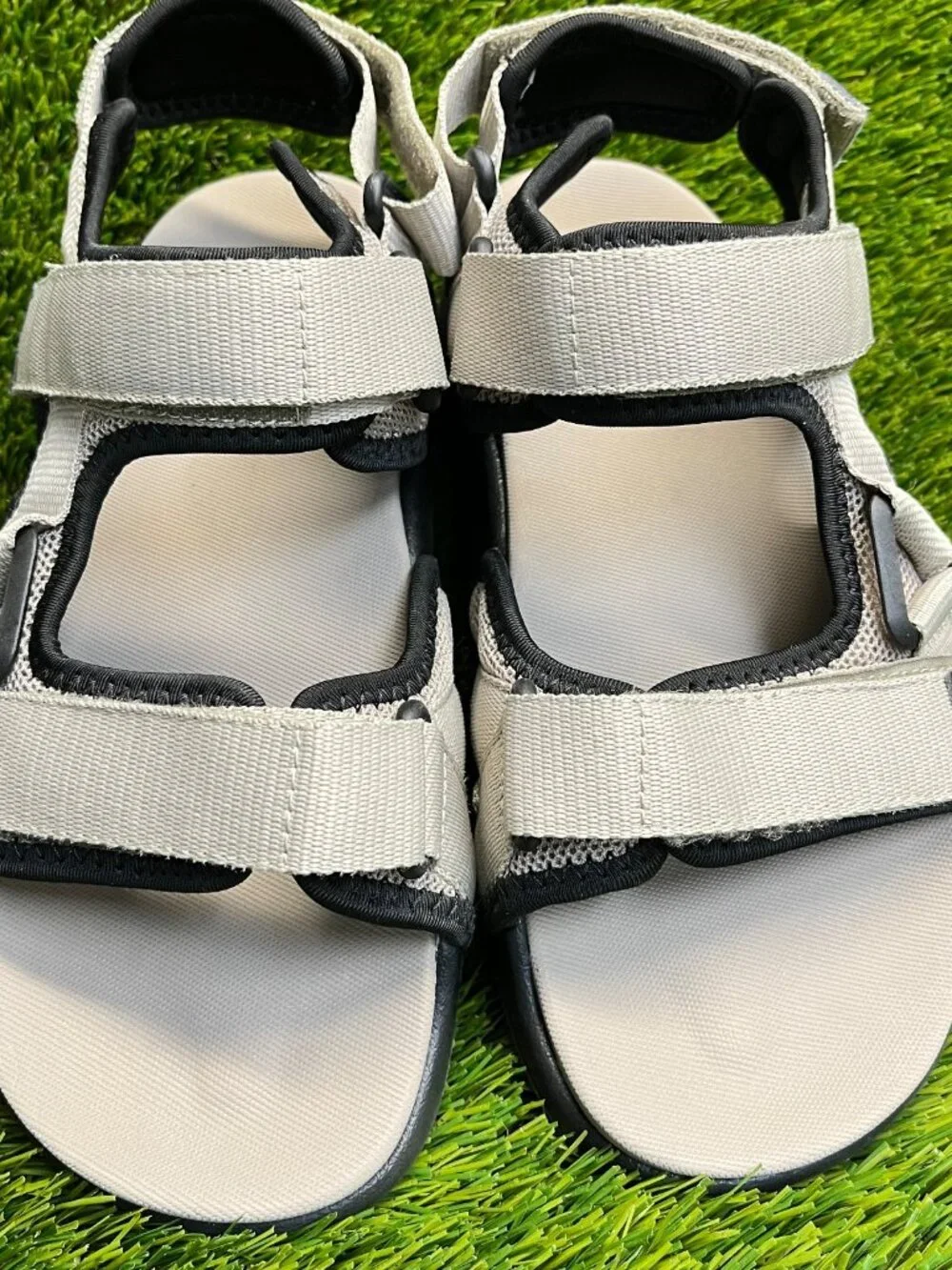 Skechers Sport Gambix 2.0 Mens Size‎ 7 Taupe Black Beach Outdoor Sandals Shoes